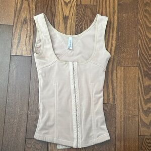 Women's Beige Shapewear Top